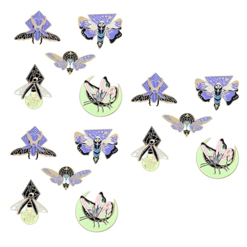 FOMIYES 3 Sätze Kreative Nachtleuchtende Broschen Für Kleidung Teiliges Tierdesign Accessoires Für Damen Für Schals Pullover Kleider 5 Stück * 3 von FOMIYES