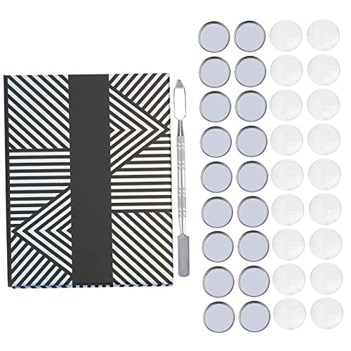 FOMIYES 3 Sätze Make-up-Lidschatten-Box tragbarer make up organizer schaber leerer Lidschatten Palette mit Lidschatten leere magnetische Lidschattenplatte magnetisches Lidschattenetui Pack von FOMIYES