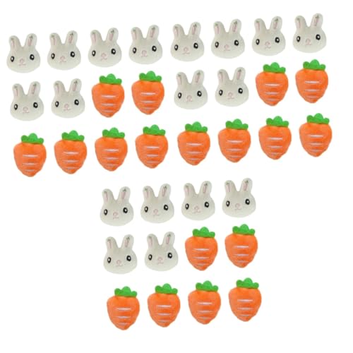 FOMIYES 3 Sätze Mini Karotten Häschen Broschen Teiliges Anstecker Für Kleidung Accessoires Für Ostern Festliche Anlässe Dekorative Pins Für Taschen Hüte 12 Stücke * 3 von FOMIYES