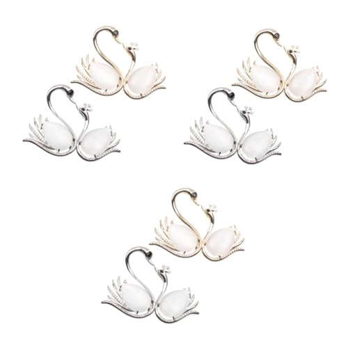 FOMIYES 3 Sätze Opal Brosche Für Hochzeiten Stilvolle Design Anstecknadel Zufällige Farben Für Kleidung Schals Taschen Accessoires Zufällige Farbe 2 Stücke * 3 von FOMIYES