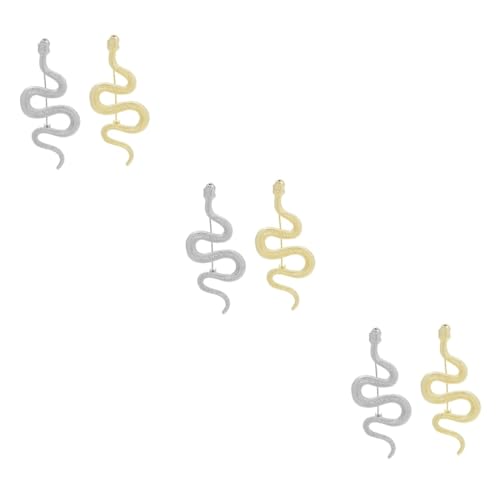 FOMIYES 3 Sätze Snake Brustnadel Anstecknadel Schlange Brosche Für Kleidung Vintage Design Passend Für Männer Frauen Für Hochzeiten Besondere Anlässe Vielseitige Anstecker Für 2 Stück * 3 von FOMIYES