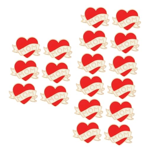 FOMIYES 3 Sätze Teiliges Herz Brosche Für Kleidung Taschen Kreative Anstecknadeln Für Muttertag Geburtstagsgeschenke Für Frauen Stilvolle Dekoration 6 Stück * 3 von FOMIYES