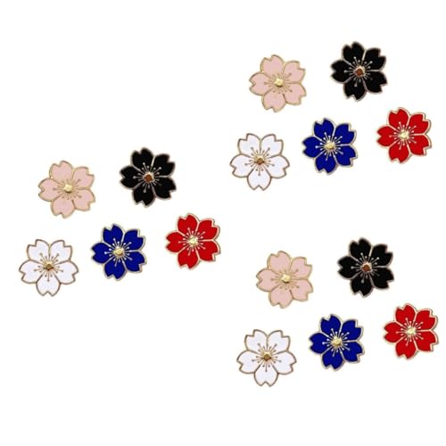 FOMIYES 3 Sätze Teiliges Kirschblüten Broschen Anstecknadel Japanischer Für Kleidung Taschen Hüte Kreatives Elegantes Design Langlebig Sicher Der Anwendung 5 Stück * 3 von FOMIYES
