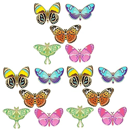 FOMIYES 3 Sätze Teiliges Von Bunten Schmetterlingspins Dekorative Broschen Für Kleidung Hüte Rucksäcke Für Modeaccessoires Persönlichen Ausdruck 5 Stück * 3 von FOMIYES