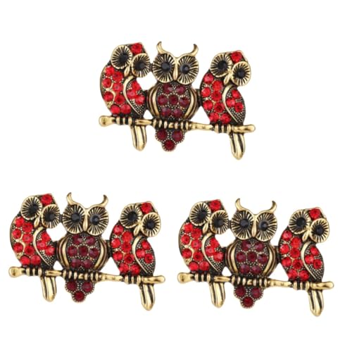 FOMIYES 3 Stck. Brosche Legierung Modischer Anstecker für Frauen zur Dekoration von Kleidung Taschen Schals Besondere Anlässe von FOMIYES