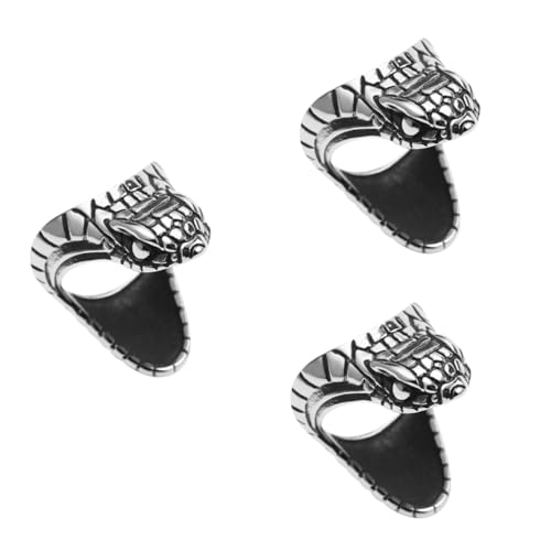 FOMIYES 3 Stck. Retro Halloween Ring Herren Jungen Kreativer Metall Schmuck Alloy Fingerring Stilvoll für Party und Alltag von FOMIYES