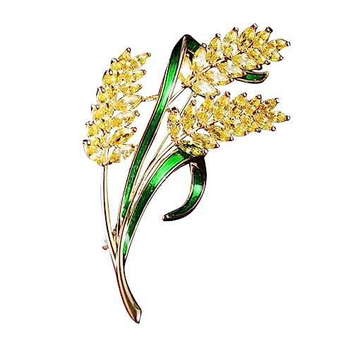 FOMIYES 3 Stck. Weizenohren Brosche mit Modisches Accessoire für Damen Valentinstag Weihnachten Besondere Anlässe Vielseitige Brosche für Kleidung Taschen Hüte von FOMIYES