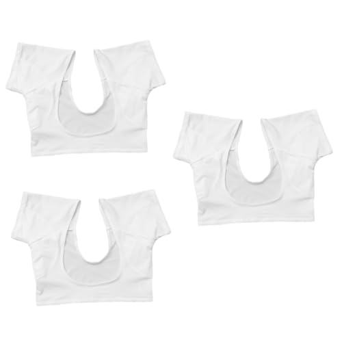 FOMIYES 3 Stk Mesh-Unterwäsche für Herren Schweiß anziehen Pads Blusen für Damen Damenweste Damenunterwäscheweste Unterarm-Schweißweste Kurzarm Schweißkissen Schweißabdeckung Shirt Mann von FOMIYES