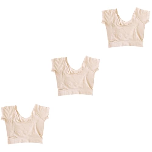 FOMIYES 3 Stk Schweißpolster-Unterwäsche Geburtstagsgeschenke für Frauen Achselschweißweste Damen Tanktops für Damen Dessous für Damen Unterarm-Schweißweste Achselschweißpolsterschild BH von FOMIYES