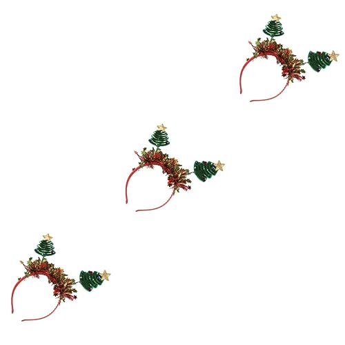 FOMIYES 3 Stk Weihnachtsbaum-Stirnband funkelndes Stirnband Weihnachtsgeschenke Weihnachtsbaum Haarreif weihnachts haarreif Haargummi Kreatives Stirnband Party-Haarband Blitz Kopfbedeckung FOMIYES 3 Stk Weihnachtsbaum-Stirnband funkelndes Stirnband Weihnachtsgeschenke Weihnachtsbaum Haarreif weihnachts haarreif Haargummi Kreatives Stirnband Party-Haarband Blitz Kopfbedeckung von FOMIYES