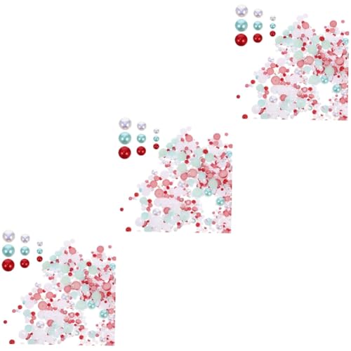 FOMIYES 3 Stück 1 Nagelharzbohrer Nagelperlen Flatback-Perle und Strass Nagelzubehör Wohnkultur Nagelabziehbilder aus Perlen multifunktionaler Nagelschmuck Haupt Charme Applikationen Patch von FOMIYES