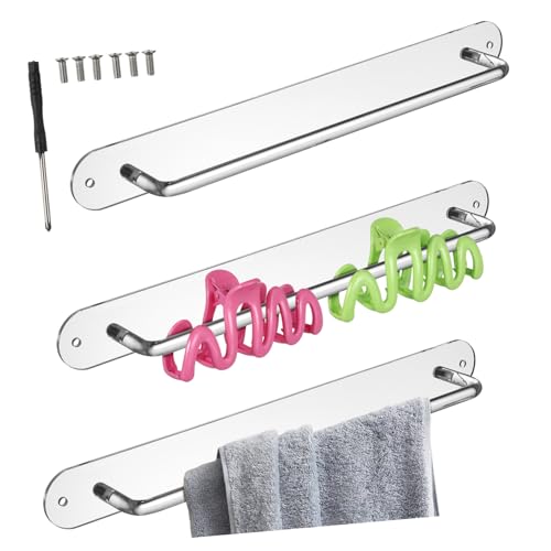 FOMIYES 3stücke Teiliges Transparenter Haarklammer-organizer Wandmontierter Aufbewahrungsständer Für Haarklammern Multifunktionale Aufbewahrungslösung Für Haaraccessoires Schals Und von FOMIYES