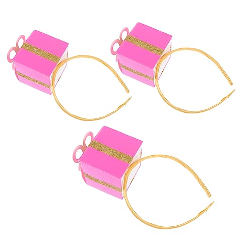 FOMIYES 3 Stück Box Box Stirnband Haarschmuck Haarreifen Unikat Haarschmuck Haarschmuck Haarschmuck Party Haarschmuck Haarschmuck Papier von FOMIYES