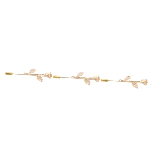 FOMIYES 3 Stück Brosche Schmuck Pin-Abzeichen Männer Bekleidungsnadel Strassnadel Anzug Krawattennadel Hemdkragen bleibt Kragenstange Hemdkragensteg für Herren Zinklegierung Golden FOMIYES 3 Stück Brosche Schmuck Pin-Abzeichen Männer Bekleidungsnadel Strassnadel Anzug Krawattennadel Hemdkragen bleibt Kragenstange Hemdkragensteg für Herren Zinklegierung Golden von FOMIYES
