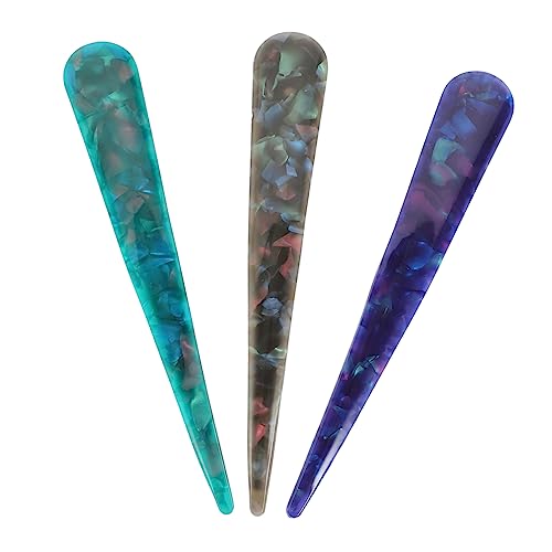 FOMIYES 3stücke Große Haarspangen Acryl-haarnadel Damen-haarschmuck Für Diverse Frisuren Party Zeremonien Geburtstage Hochzeiten Fotoshootings Bankette von FOMIYES