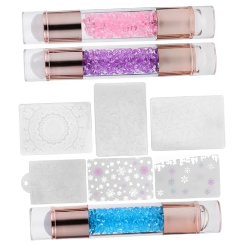 FOMIYES 3 Stück Doppelkopf Silikon Nagelstempel Teiliges Nagelkunst Stamping Tool für Maniküre DIY Nagel Muster Stempel Nagelkunst Zubehör Nagellack Stempel French Nails Zufällige Farbe FOMIYES 3 Stück Doppelkopf Silikon Nagelstempel Teiliges Nagelkunst Stamping Tool für Maniküre DIY Nagel Muster Stempel Nagelkunst Zubehör Nagellack Stempel French Nails Zufällige Farbe von FOMIYES