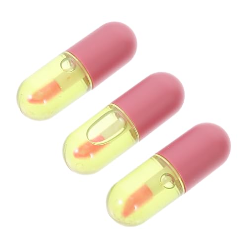 FOMIYES 3 Stück Feuchtigkeitsspendende Pflegende und Farbwechselnde Lipglosse für Frauen mit Kleinem Pinsel Langanhaltend nicht Klebrig und Schützend bei Trockenen und Rissigen Lippen von FOMIYES