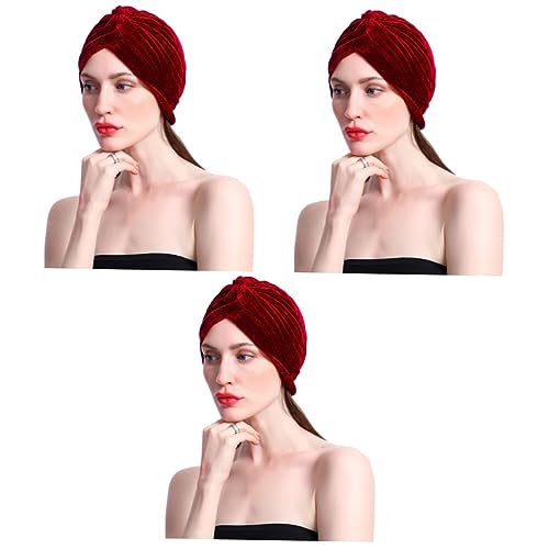 FOMIYES 3st Kosmetisches Stirnband Spa-stirnband Gesicht Stirnband Waschen Spa-kopfpackung Elastische Gedrehte Kopfbandage Turban-hut Turban-kopftücher Handtücher Haar Frau Handtuch Tasche von FOMIYES