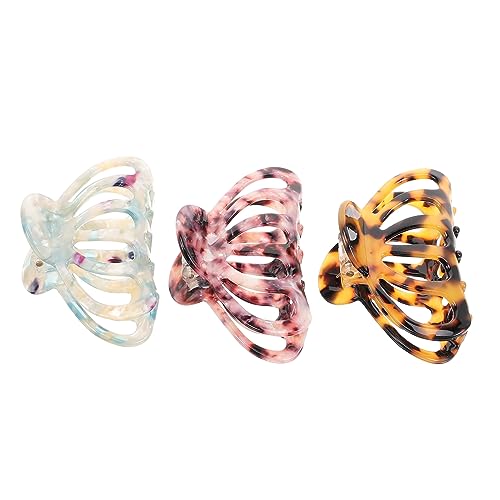 FOMIYES 3 Stück Große Haarklammer Rutschfeste Haarspange für Dickes Haar Vintage Haarklammer mit Sicherem Modischer Haarschmuck für Damen und Mädchen Vielseitiges Haarstyling Zubehör von FOMIYES