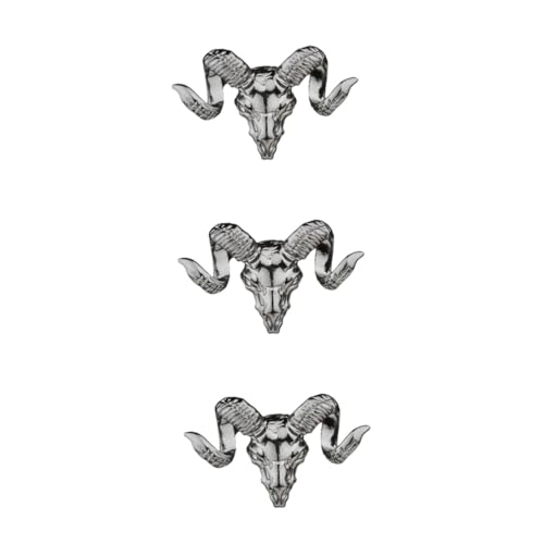 FOMIYES 3 Stück Herren Anstecknadel Ziegenbrosche Elegantes Kleidungszubehör für Anzüge Vielseitige Brosche für Hochzeiten Besondere Anlässe Robustem Legierungsmaterial Gefertigt von FOMIYES