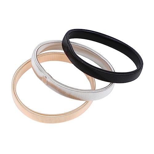 FOMIYES 3stücke Herrenarmband Aus Metall Dehnbar Modische Armbänder Für Männer Ärmelmanschetten Zum Hochhalten Langer Ärmel von FOMIYES