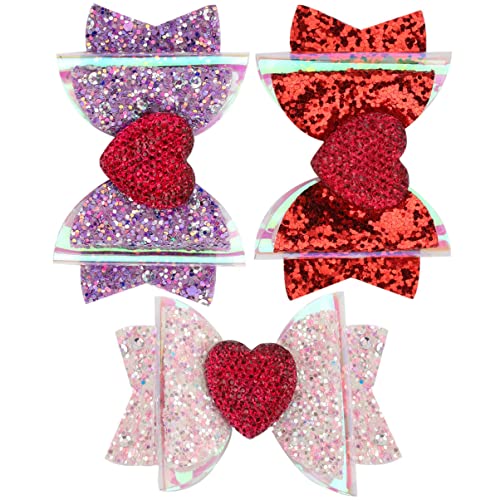 FOMIYES Leichte Haarnadel Pailletten Haarschleifen Glitzer-clip Kinder-haar-accessoires Für Mädchen von FOMIYES