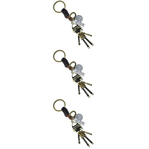 FOMIYES 3 Stück Robot Schlüsselanhänger Vintage Kreatives Roboter Design für Schlüssel Taschen und Rucksäcke für Fans und Hochwertige Handwerkskunst von FOMIYES