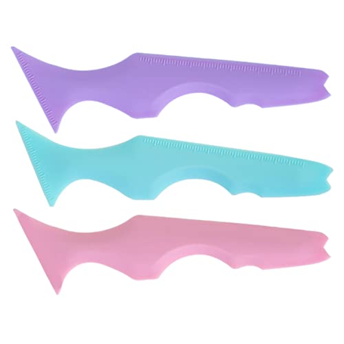 FOMIYES Silikon Make-up-tools Set Eyeliner Schablonen Mascara Zeichnung Hilfe Lippenstift Tragen Helfer von FOMIYES