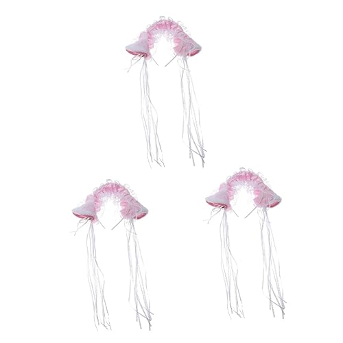 FOMIYES 3st Stirnband Zubehör Gothic-accessoires Haargummis Für Frauen Erwachsene Katzenohren Party-haar-accessoire Anime Cosplay Haarband Kopfbedeckung Behaart Plastik Fräulein Japan von FOMIYES