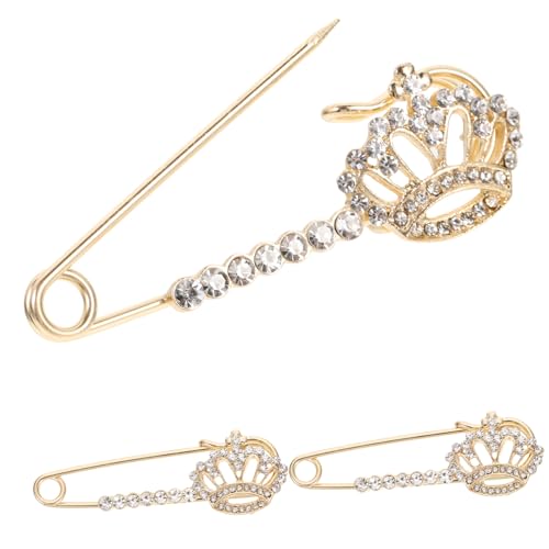 FOMIYES 3 Stück Teiliges Brosche für Damen Sicherheitsnadeln für Cardigans Schals und Kleidung Dekorative Schmuckstücke für Partys und Alltag von FOMIYES