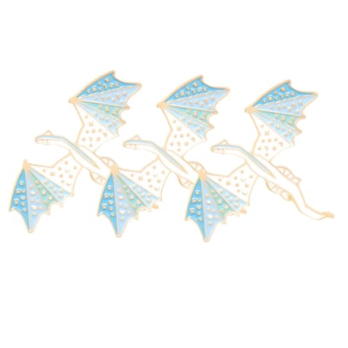 FOMIYES 3 Stück Teiliges Dinosaurier Emaille Broschen Metall Anstecknadeln für Kleidung Rucksack Jacke Unisex Kreative Flugdrache Design Kleidungsdekoration von FOMIYES