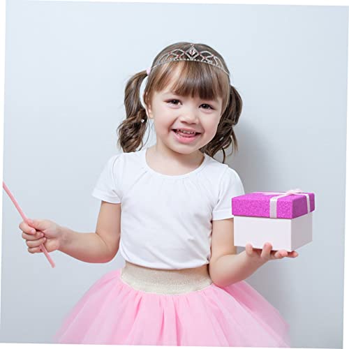 FOMIYES 3 Stück Teiliges Glitzer Tiara Stirnband mit Funkelnden Strasskronen für Mädchen Schimmernde Partyhaarschmuck Kopfschmuck Geburtstag Kostüm Zubehör von FOMIYES