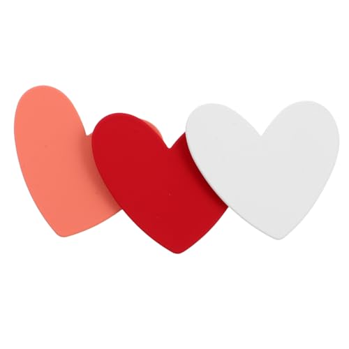 FOMIYES 3 Stück Teiliges Herz-broschen Damen Bunte Emaille-anstecknadeln aus Robustem Zinklegierungs- Vintage Schmuck mit Vielseitigem Einsatz für Kleidung Hüte Taschen für Valentinstag von FOMIYES