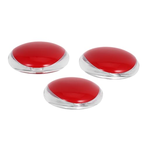 FOMIYES 3 Stück Teiliges Kompaktes Make-up Spiegel Leere Puderbox Wimpernhalter Tablett Tragbarer Kosmetik Organizer Leichter Reise-Make-up Behälter Rotes Design FOMIYES 3 Stück Teiliges Kompaktes Make-up Spiegel Leere Puderbox Wimpernhalter Tablett Tragbarer Kosmetik Organizer Leichter Reise-Make-up Behälter Rotes Design von FOMIYES