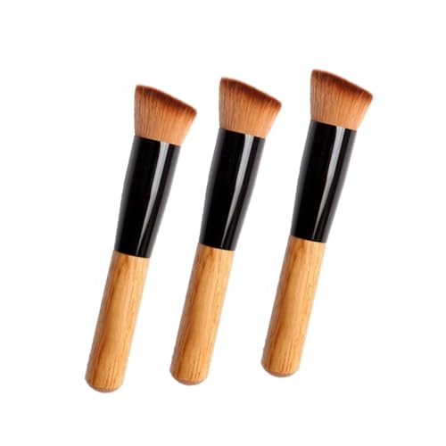 FOMIYES 3 Stück Teiliges Make Up Pinsel für Frauen Multifunktionale Puder und Rougepinsel Langlebige Kosmetikpinsel Tragbar Geeignet für Lidschatten und Lose Puder Zufällige Farbe von FOMIYES