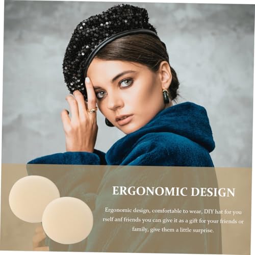 FOMIYES 3 Stück Teiliges Runde Hutbasis für DIY Kleine Mützen Basteln Praktische Lolita Huthalter aus Stabilem Material Modische Kopfbedeckung Zubehör für Damen und Kreative Hutgestaltung von FOMIYES