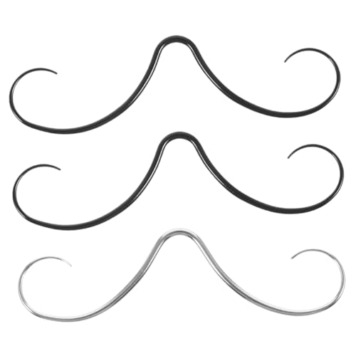 FOMIYES 3 Stück Teiliges Septum Nasenring Dünne Nasenringe für Damen und Herren Stilvolles Mustache Design Langlebig Symmetrieverbessernd für Partys und Besondere Anlässe FOMIYES 3 Stück Teiliges Septum Nasenring Dünne Nasenringe für Damen und Herren Stilvolles Mustache Design Langlebig Symmetrieverbessernd für Partys und Besondere Anlässe von FOMIYES
