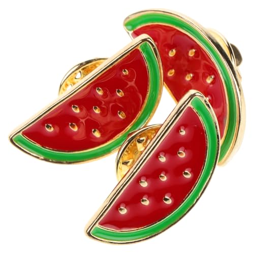 FOMIYES 3 Stück Teiliges Watermelon Cardigan Clip Set aus Langlebiger Zinklegierung Retro Sweater Clips für Damen Vielseitige Broschennadeln zur Individuellen Kleidung und von FOMIYES