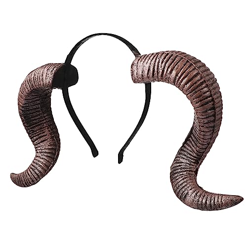 FOMIYES 3 Stk Widder Kostüm Schwarze Stirnbänder Hörner Haarband Halloween-partybevorzugungsgeschenke Stirnband Mit Teufelsohren Cosplay-horn-stirnband Ohr Stirnband Spinne Die von FOMIYES