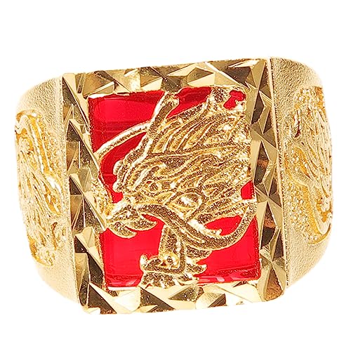FOMIYES 3 Stück Verstellbarer Drachenring für Damen Vintage Chinesischer Offener Finger Ring Modischer Schmuck für Festivals Besondere Anlässe von FOMIYES
