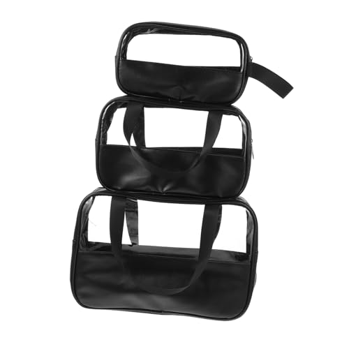 FOMIYES 3 Stück Wasserdichtes Kosmetik Teilig Großer Kulturbeutel mit Henkel Vielseitiger Reise Organizer für Make Up und Toilettenartikel Leicht zu Reinigen für Damen Unterwegs von FOMIYES