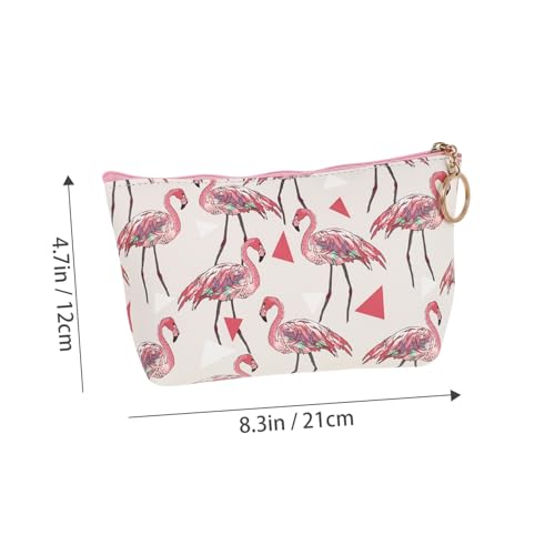 FOMIYES 3 Stück wasserdichte Flamingo Kosmetiktasche Tragbare Makeup Bags Reise Kulturbeutel für Damen und Herren Leicht Strapazierfähig und Vielseitig für Kosmetik und Toilettenartikel von FOMIYES