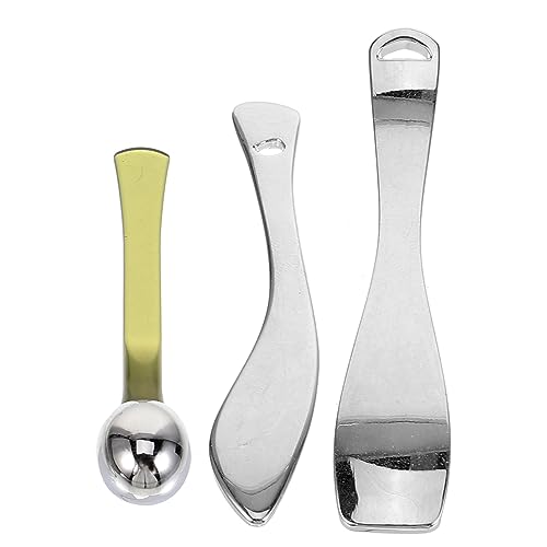 FOMIYES 3 Stück Creme-kosmetik-schaufel Creme-löffel Gesichtscreme-löffel Produkt-hautpflege Für Gesichtsmaske Augencreme Massage-schaufel-stick von FOMIYES