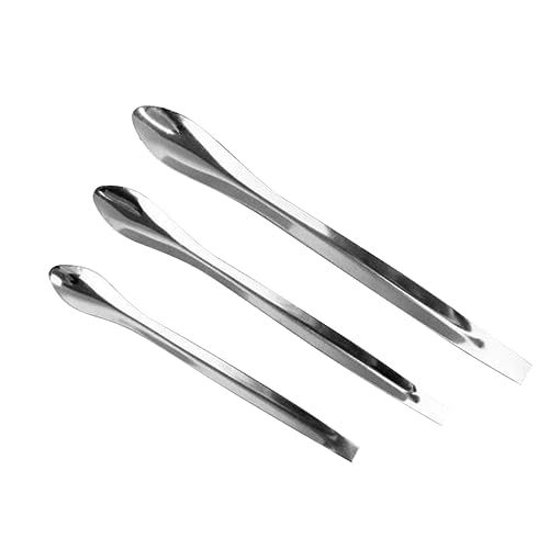 FOMIYES 3 Stücke Teiliges Set Kosmetikspatel Makeup Spatel Löffel für Lippenstift Puder Cremespatel zum Abfüllen und Auftragen von Gesichts und Körpercreme Handlich und Langlebig von FOMIYES