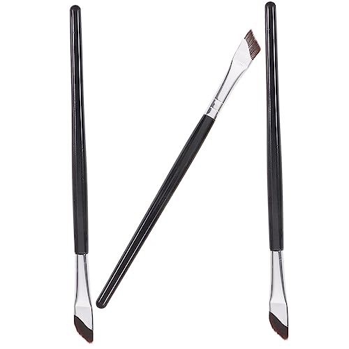 FOMIYES 3 Teiliges Eyeliner Pinselset Schräg Eyeliner Und Augenbrauen Pinsel Für Präzise Anwendung Professionelle Makeup Werkzeuge Für Augen Und Brauen von FOMIYES