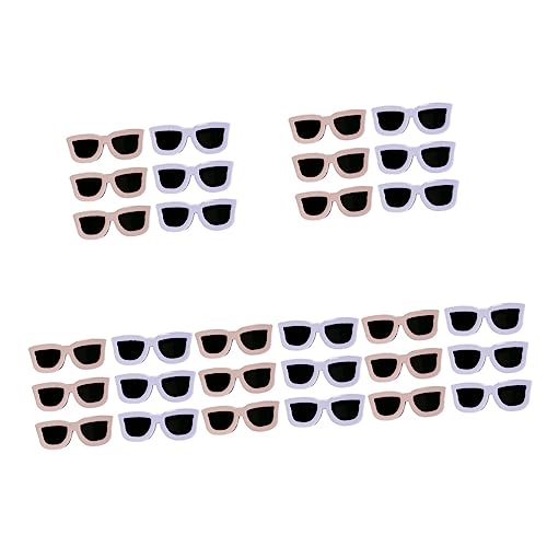 FOMIYES 30 Stk Lustige Haarnadel Für Sonnenbrille Sonnenbrillen-haarspangen Lustige Haarspangen Lustiger Seitenclip Haarspangen Mit Sommerschleife Plastik Kleine Modellieren Knopf von FOMIYES