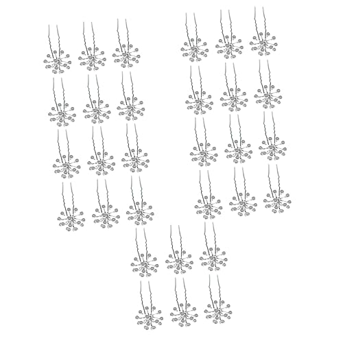 FOMIYES 30 Stk Perle Haarnadel Perlen Für Haare Abschlussball-accessoires Seitenhaarkämme Clips Perlenhaargabeln Haarschmuck Haarkämme Stift Legierung Braut Europäische Mode Haare Hoch von FOMIYES