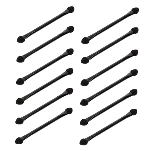 FOMIYES 30 Stück Teiliges Doppelseitige Lidschatten applikatoren aus Hautfreundlichem Schwamm Weiche Ovale Spitzen Präzise Make up pinsel für Mädchen und Frauen Geeignet für Sanftes von FOMIYES