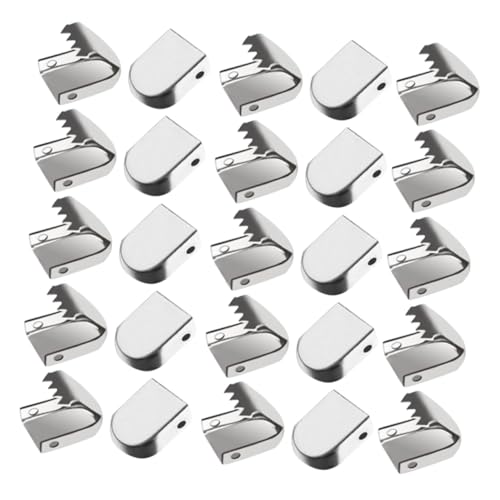 FOMIYES 30 Stück Teiliges Metall Schnürsenkel Clips Schnellverschluss Robust Leicht Für Herren Damen Sportschuhe Outdoor Reise Sicherer Halt von FOMIYES