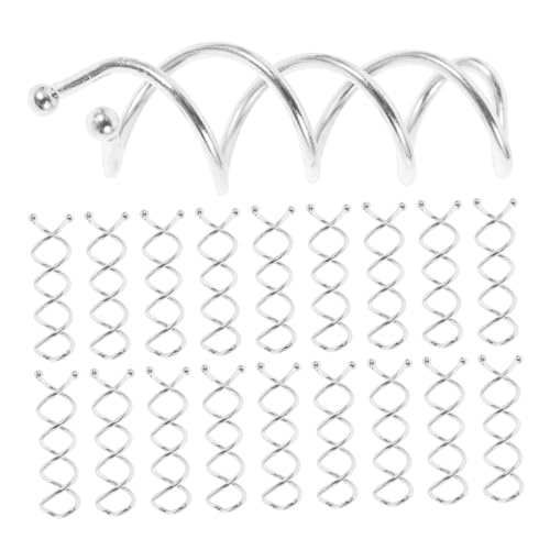 FOMIYES 30 Stück Teiliges Metall Spiral Haarspangen mit Abgerundeten Kratzfreien Spitzen Stabilen Twist Bun Maker für Damen Fester Griff und Schnelles Styling für DIY Hochsteckfrisuren von FOMIYES